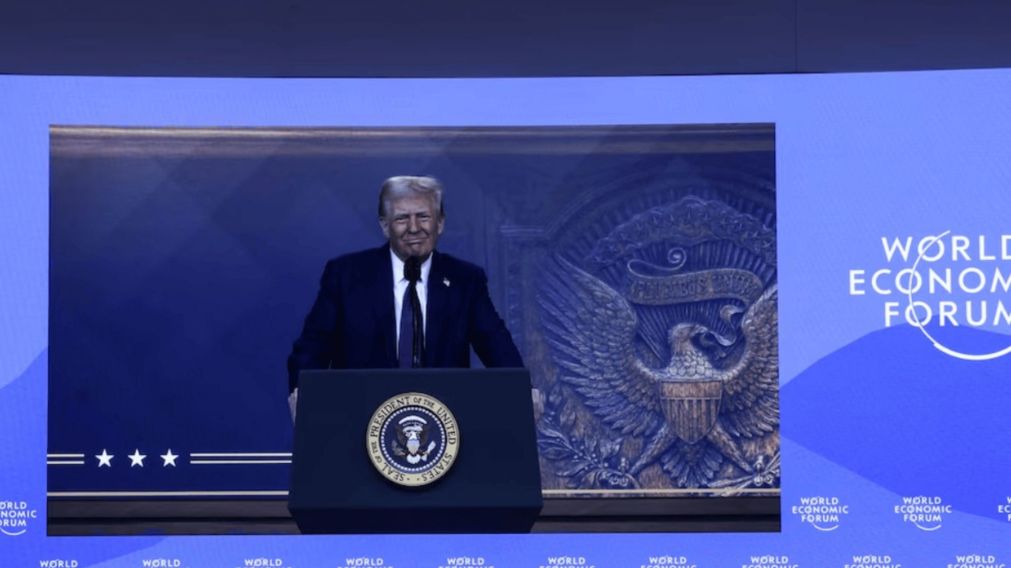 Donald Trump brindó un discurso en el Foro de Davos.