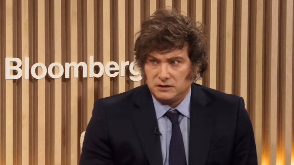 Javier Milei participa del Foro Económico Mundial en Davos.