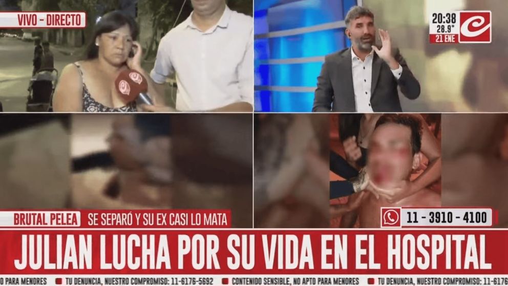 Brutal ataque a joven en patota.