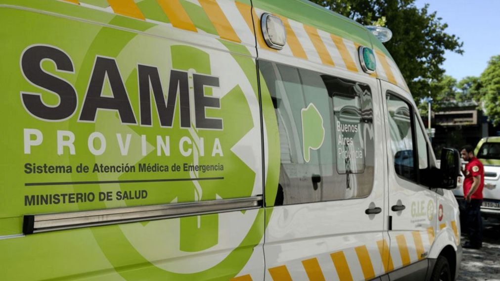 La víctima fue trasladada por el SAME al hospital donde murió.