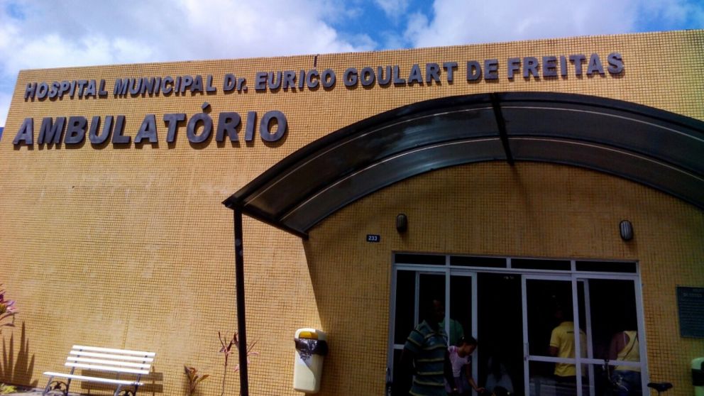 El hospital de Brasil en el que el argentino permanecía internado este martes (Gentileza Seeb).