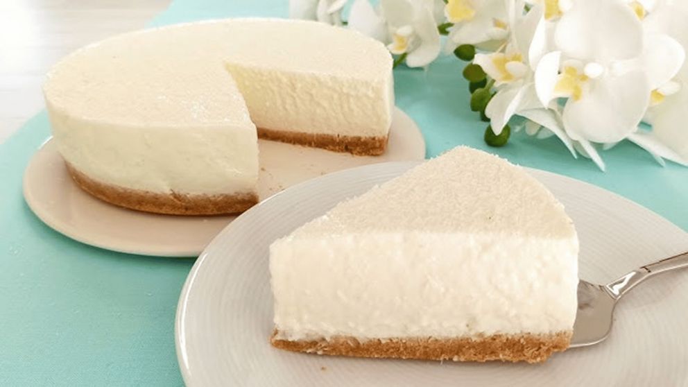 Tarta de coco: una alternativa liviana para acompañar los mates.
