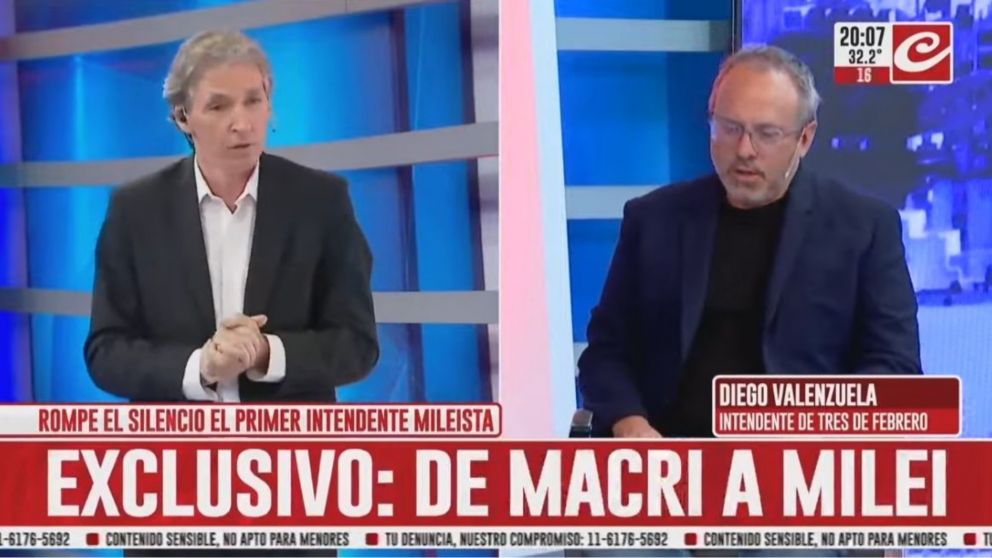 Diego Valenzuela en exclusiva con Crónica.