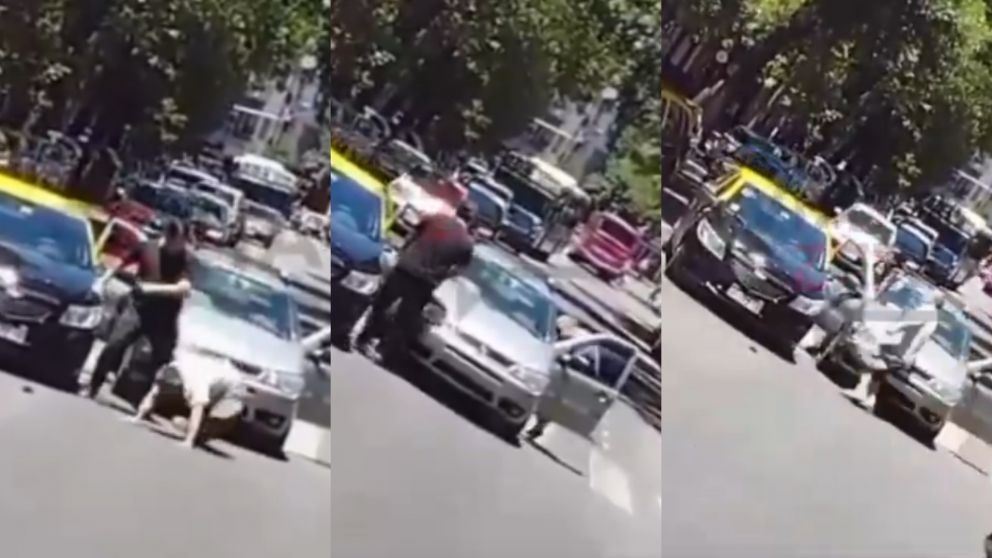 La secuencia de la violenta pelea.