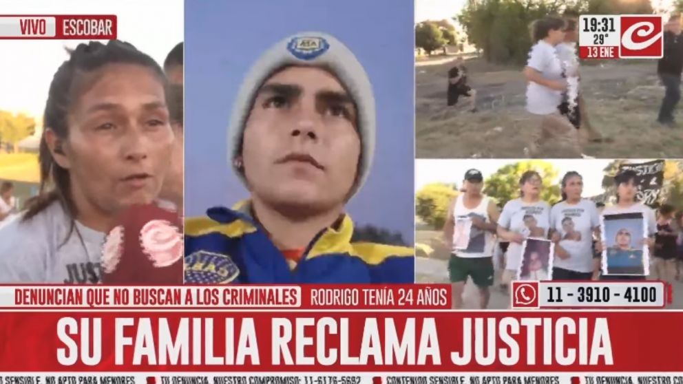 Roxana pide justicia por la muerte de su hijo, asesinado el 13 de diciembre del 2024.