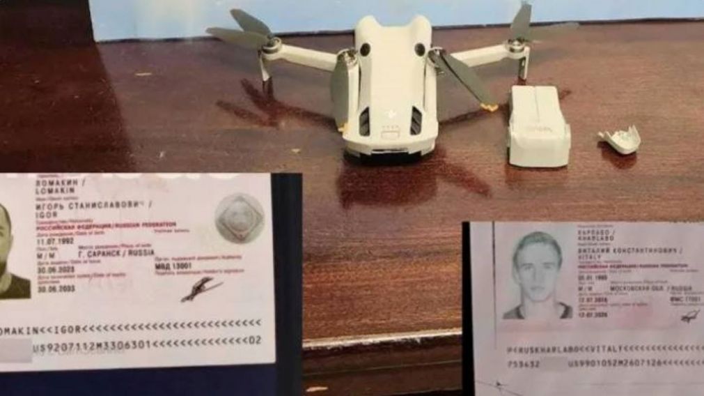 El drone de los rusos que fue hallado en el Congreso en diciembre.