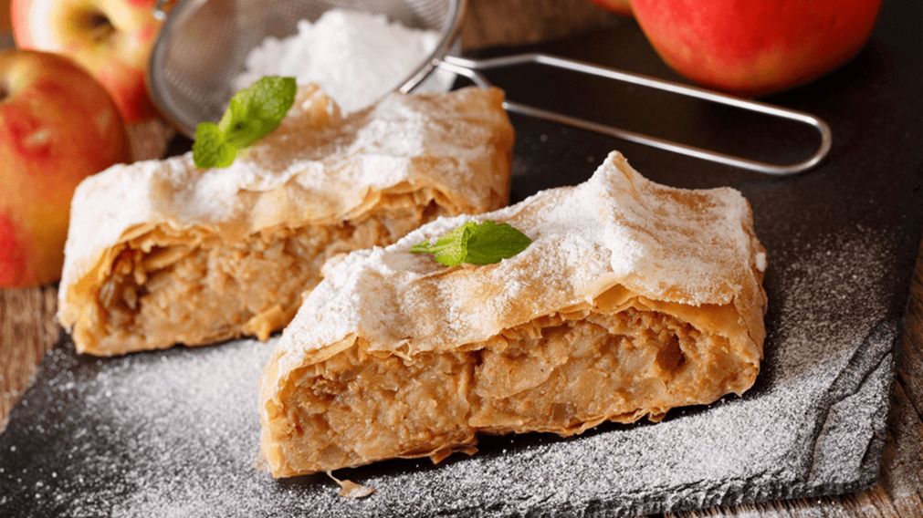 Strudel de manzana: una receta exquisita para acompañar los mates.