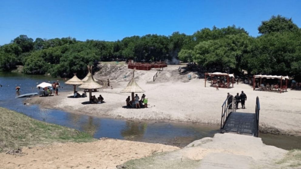 El balneario donde murió el chico de 18 años.