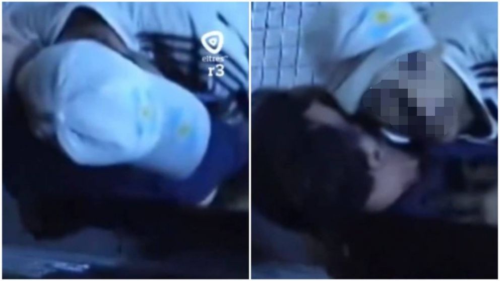 ¡VIDEO! Dos ladrones intentaron robar una pollería y fingieron ser una pareja "a los besos" para que no los descubrieran