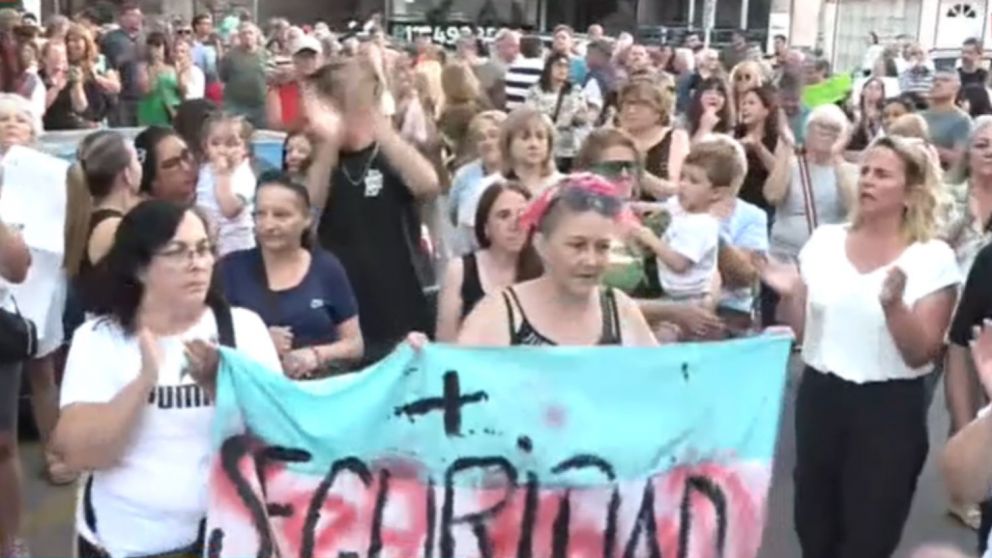 Muchos de los presentes en la marcha fueron víctimas de robos.