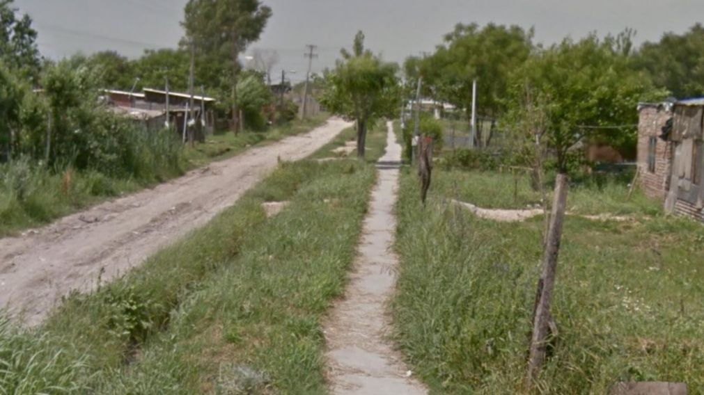 Acá, en este vecindario, se produjo el homicidio de la víctima.