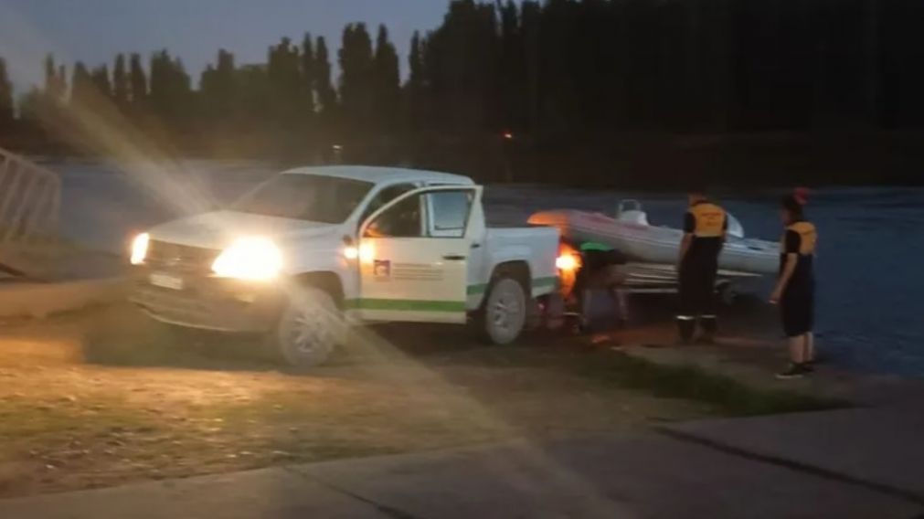 Buscan a una nena de 10 años que fue arrastrada por un río (Gentileza LM Cipolletti).