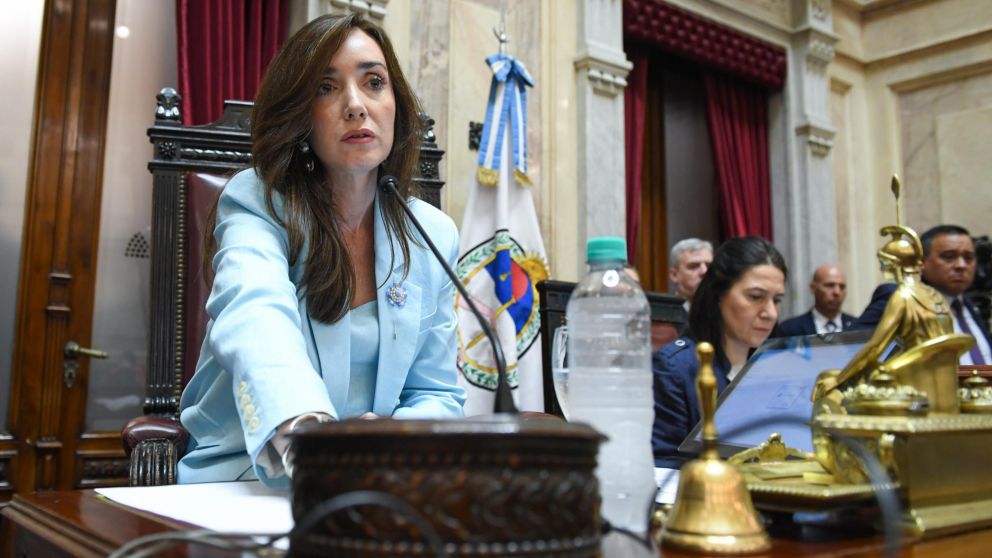 Victoria Villarruel presidió la sesión que destituyó a Edgardo Kueider (Senado).