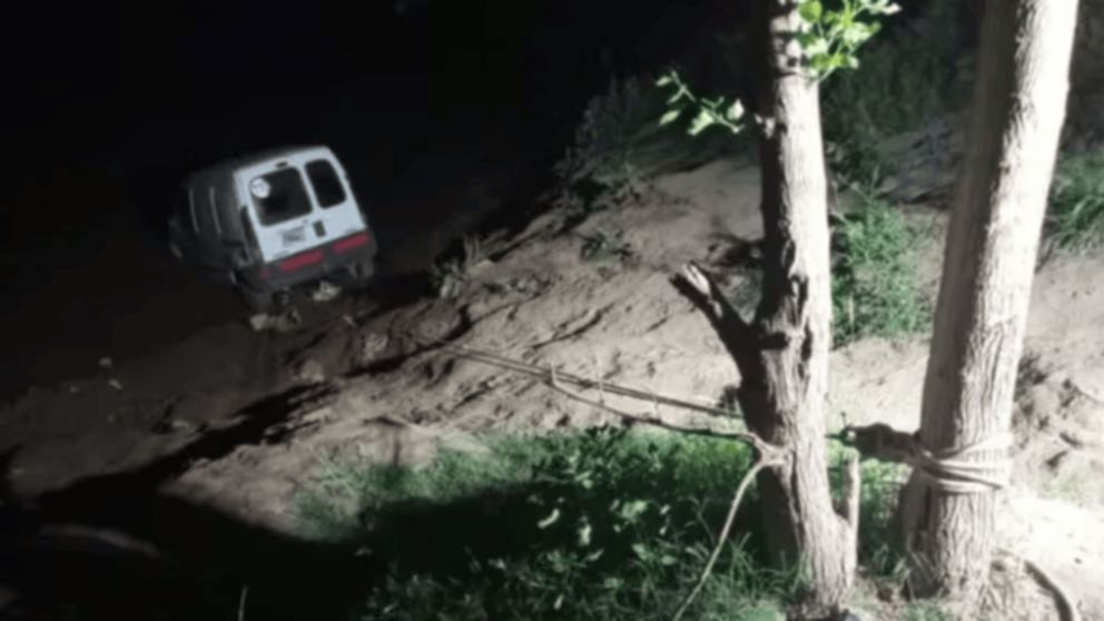 El lugar del accidente donde perdió la vida el menor.