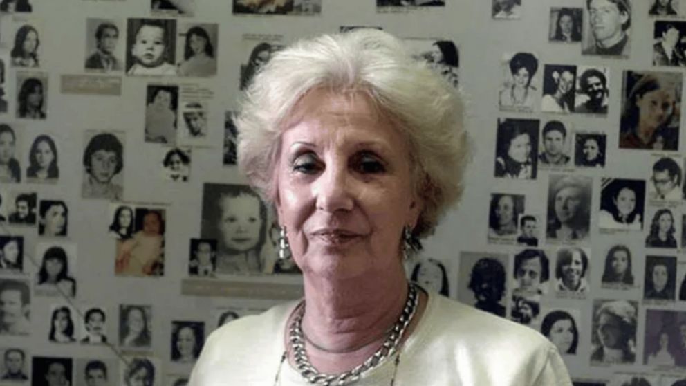 La titular de Abuelas de Plaza de Mayo Estela de Carlotto.