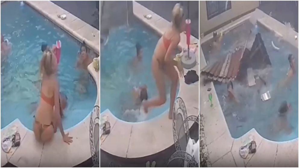 Una tranquila tarde de pileta casi termina en desgracia.