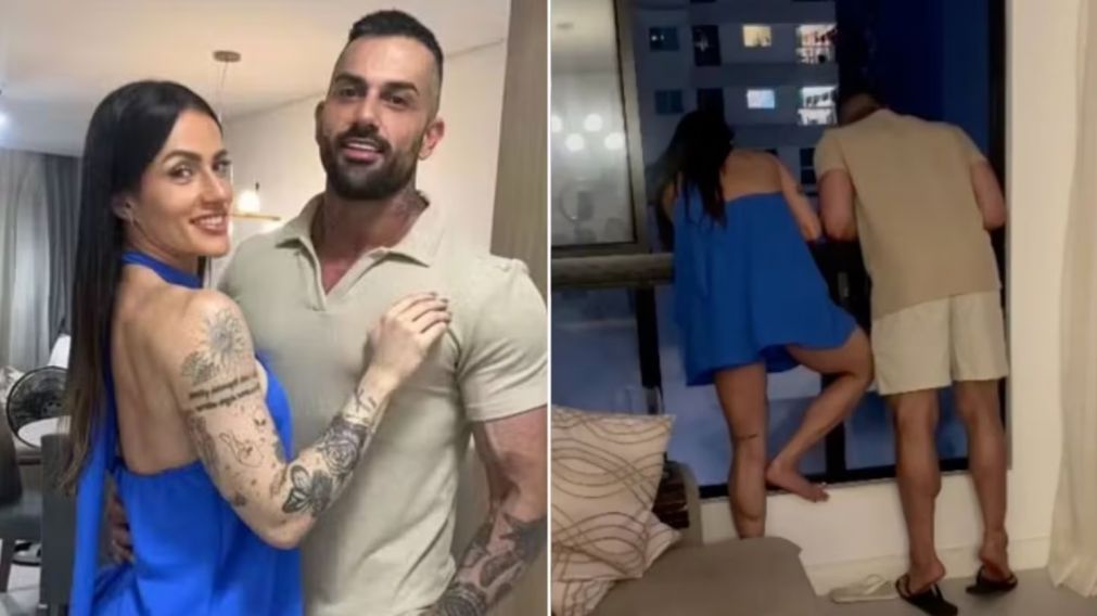 Una bengala impactó contra el cuerpo de una joven que miraba por la ventana junto a su novio los fuegos artificiales durante la celebración de Año Nuevo en Santa Catarina, Brasil.