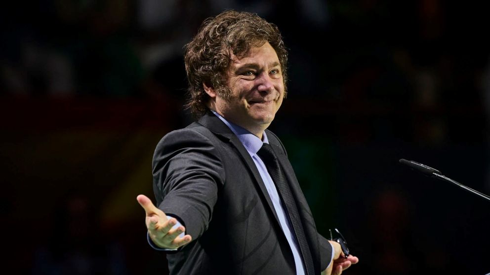 Javier Milei recibi� el 2025 en la Quinta de Olivos.