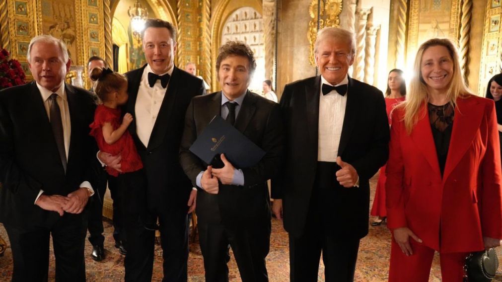 Gerardo Werthein acompañó a Javier Milei en el encuentro con Donald Trump.