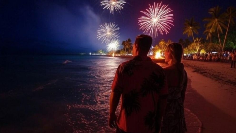 Hay naciones que ya están festejando el Año Nuevo (X).
