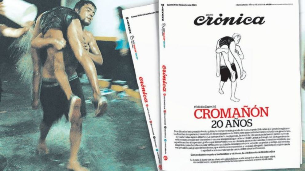 En la edición del lunes 30 de noviembre, la portada ilustrada con una silueta, la de la foto de Gustavo Castaing que tiene a Leonardo Chaparro como protagonista. El director de Arte de Crónica contó el detrás de la escena de la tapa.