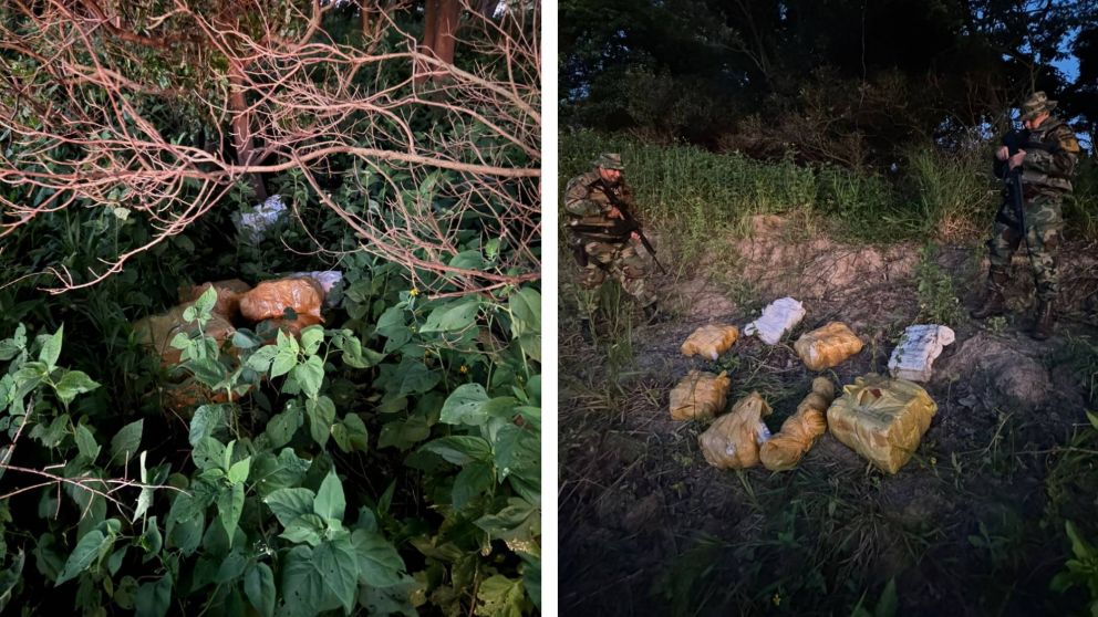Iban en lancha, vieron a la Prefectura y descartaron 75 kilos de "faso"