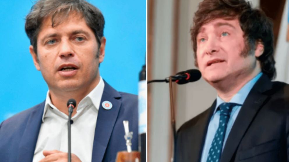 Axel Kicillof cruzó a Javier Milei.