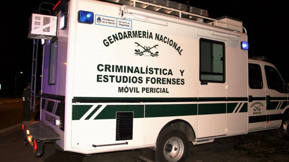 Miembros de la Gendarmería Nacional Argentina fueron convocados para la realización de peritajes.