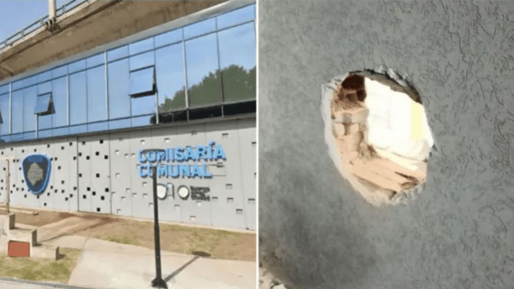Los presos escaparon por medio de un boquete en la pared de la dependencia.