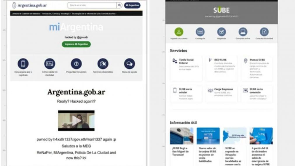 El sitio Mi Argentina y otras aplicaciones del Estado se vieron afectados por un masivo ataque cibernético.