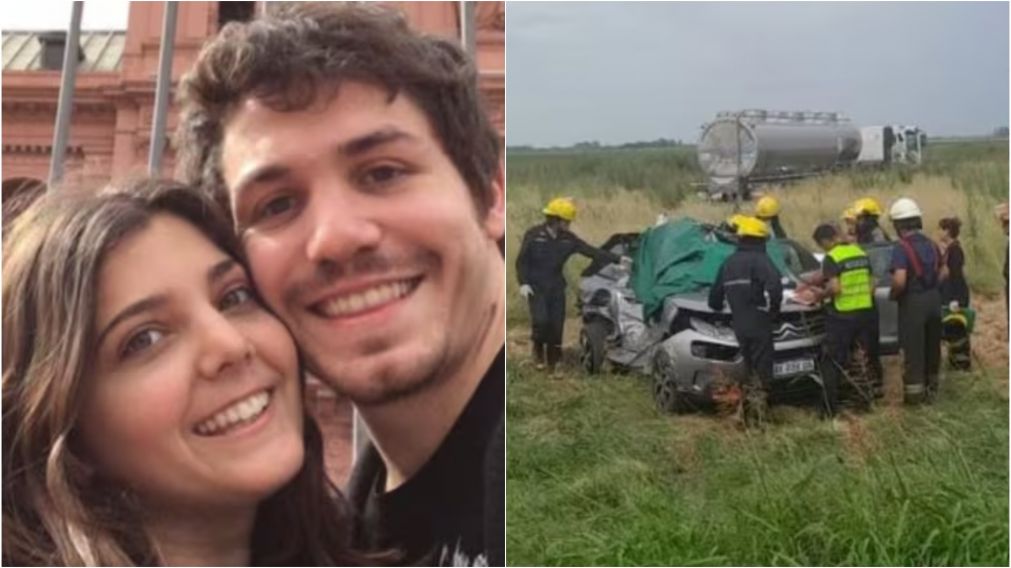 La pareja se dirig�a hacia la provincia de Santa Fe para pasar la Navidad.