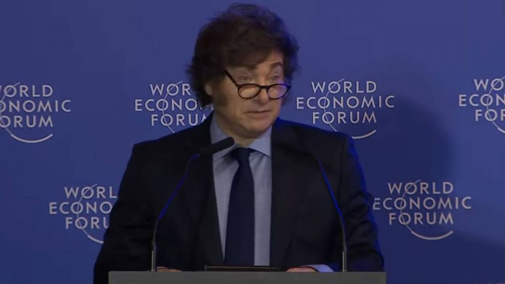 El presidente Javier Milei disertó en el Foro Económico Mundial.
