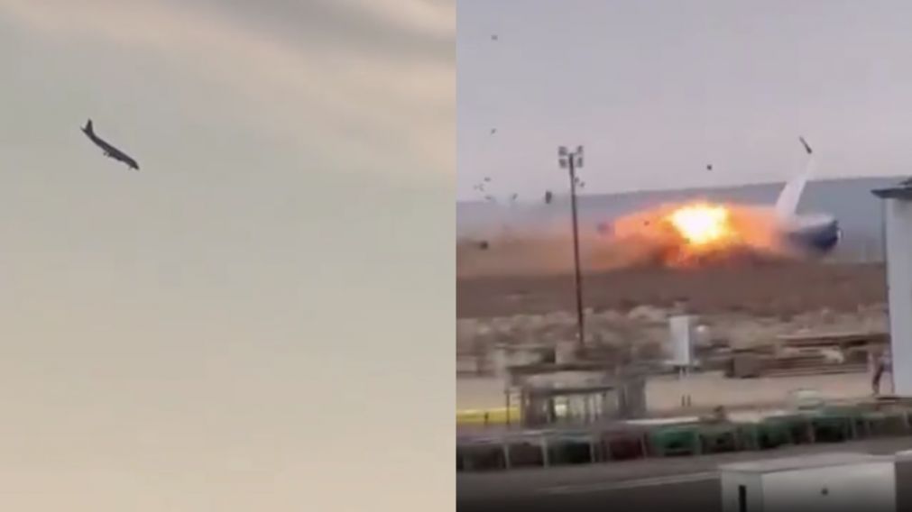 Se estrelló un avión de pasajeros de Azerbaijan Airlines (Capturas de video).