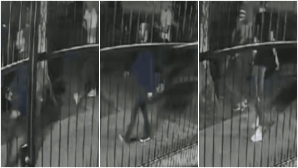 El video fue aportado a las autoridades que buscan a los prófugos.