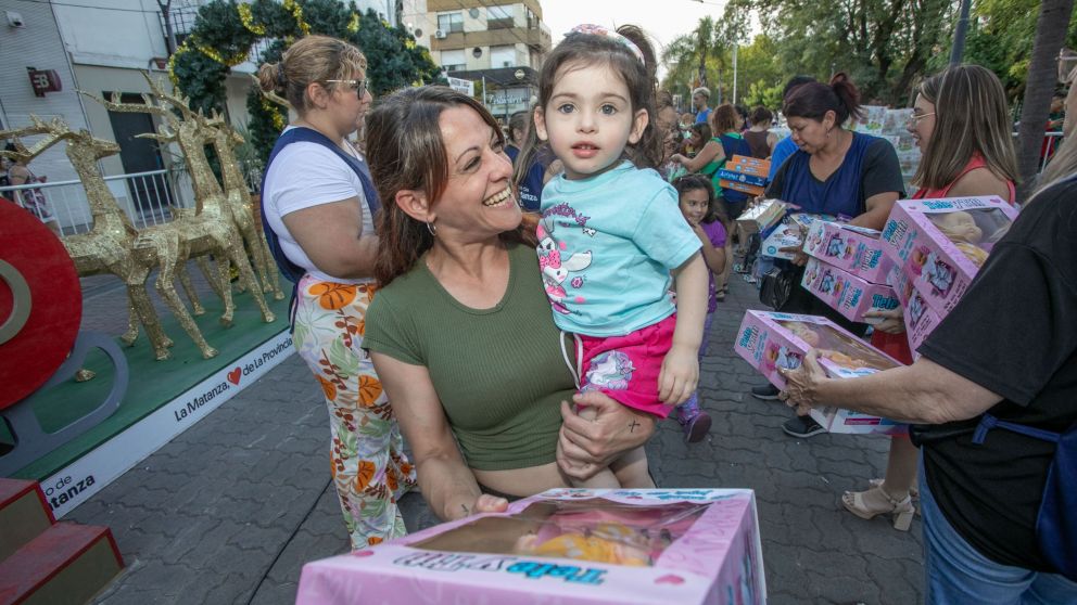 Repartieron más de 100 mil juguetes.