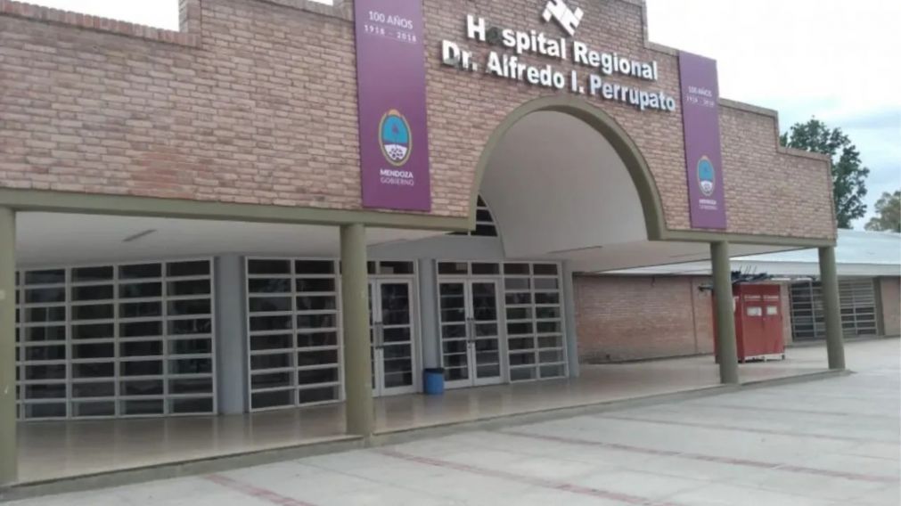 El hombre fue trasladado al Hospital �talo Perrupato.