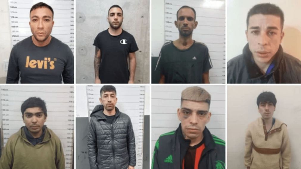 Parte de los fugados de la comisaría.