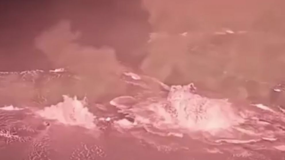 Entr� en erupci�n el volc�n Kilauea en Haw�i (Captura de video).