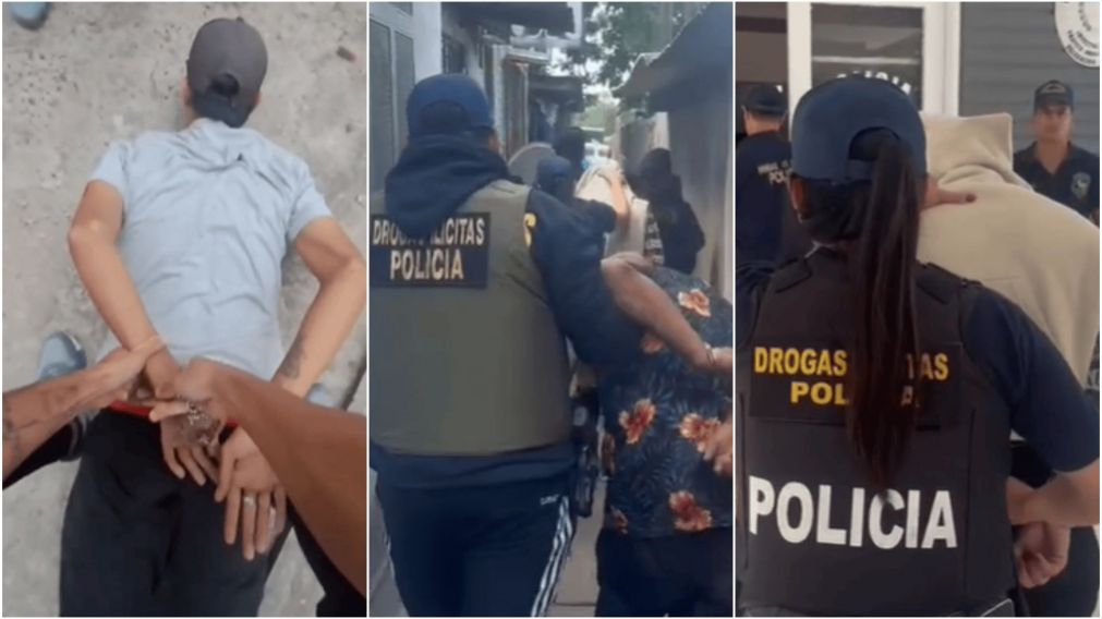 Los acusados fueron identificados y detenidos.