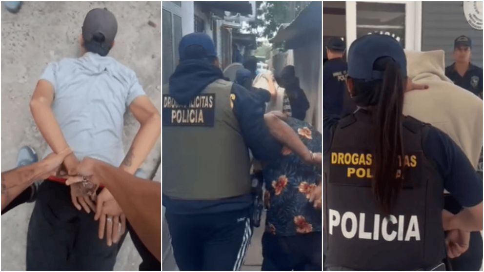 Los acusados fueron identificados y detenidos.