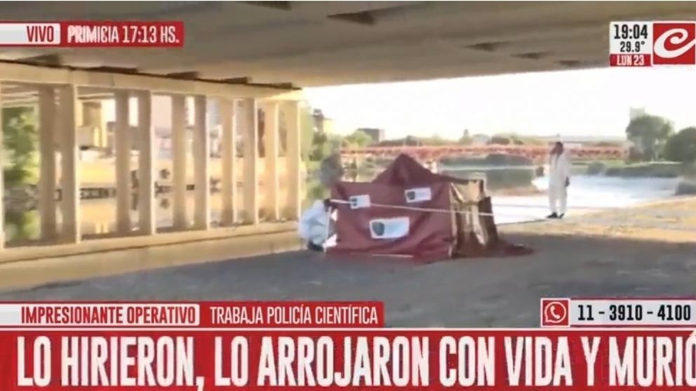 Un amplio operativo se realizó en el Riachuelo donde encontraron un cadáver.