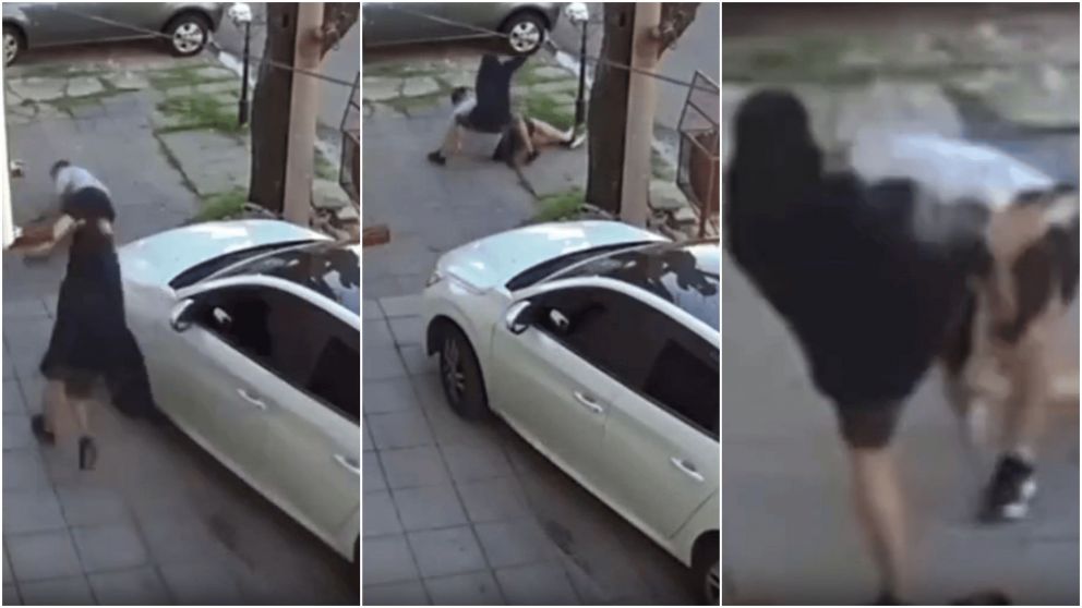 Los ataques quedaron filmados por c�maras de seguridad.