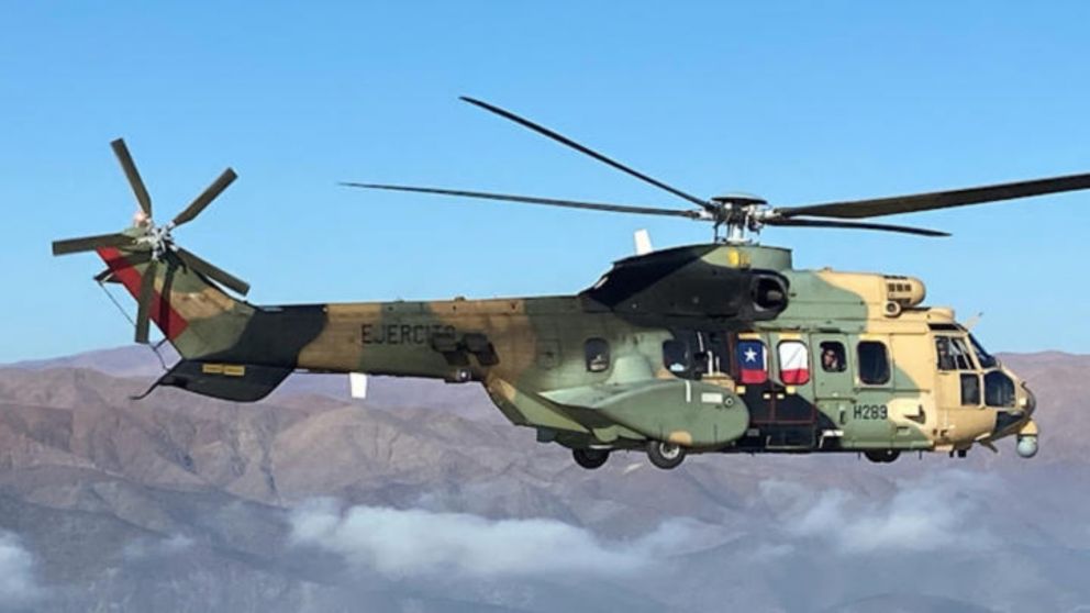 Helic�ptero militar chileno sobrevol� en espacio a�reo argentino.