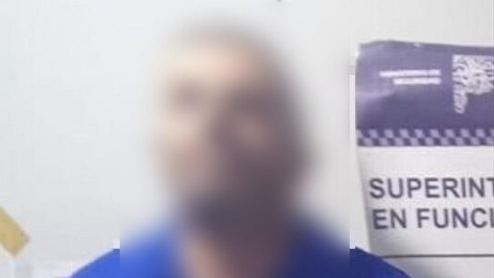 Este es el individuo que resultó capturado por el homicidio de Gustavo Gonzalo Zárate, de 44 años.