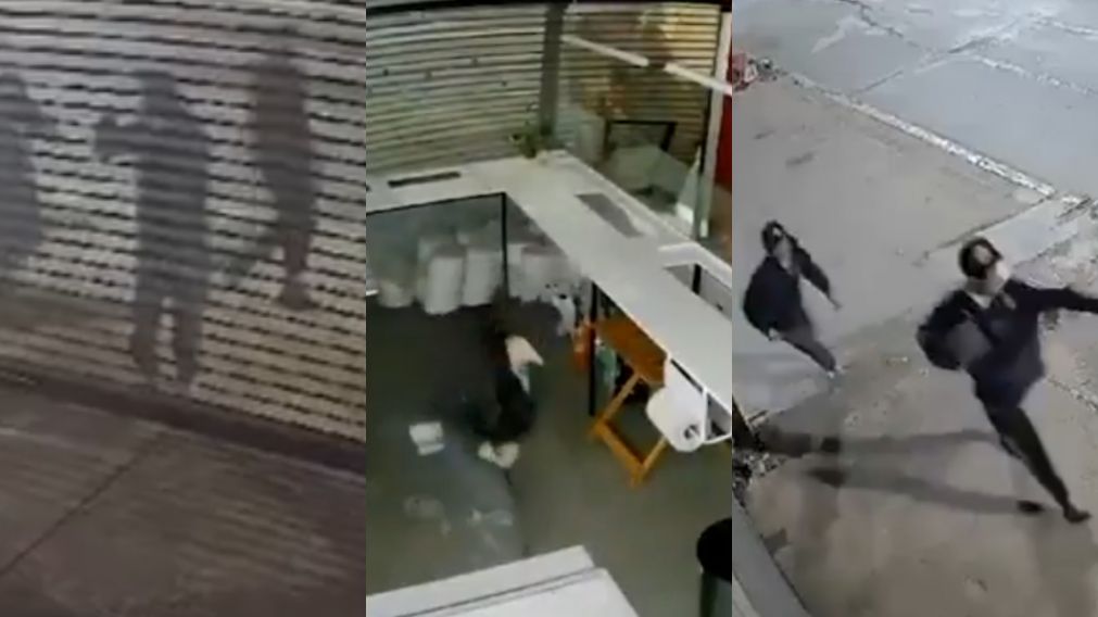 La pizzería platense sufrió el segundo robo a poco tiempo de su inauguración.