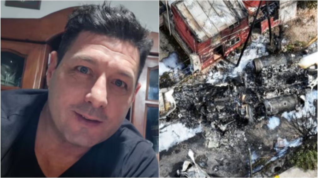 Tras el accidente murió el piloto y el copiloto.