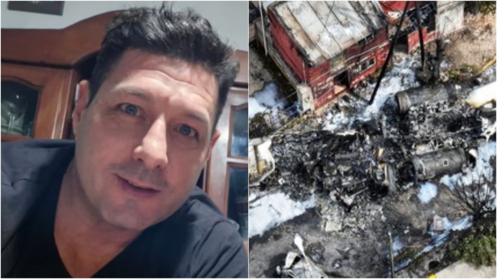 Tras el accidente murió el piloto y el copiloto.