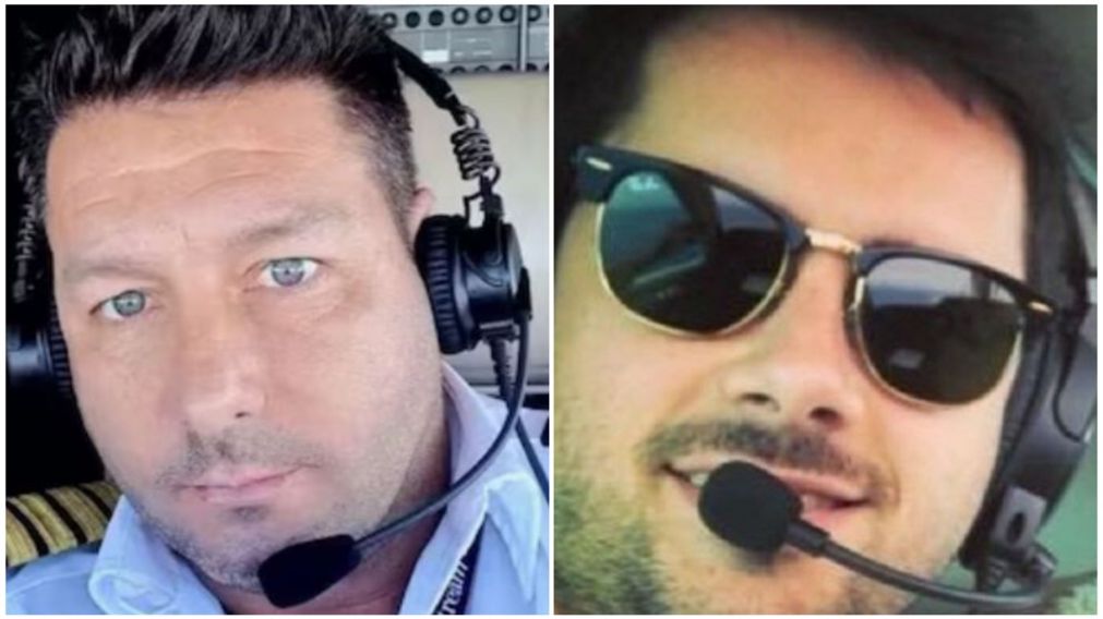 Fernández Loza y Agustín Orforte, las dos víctimas fatales.