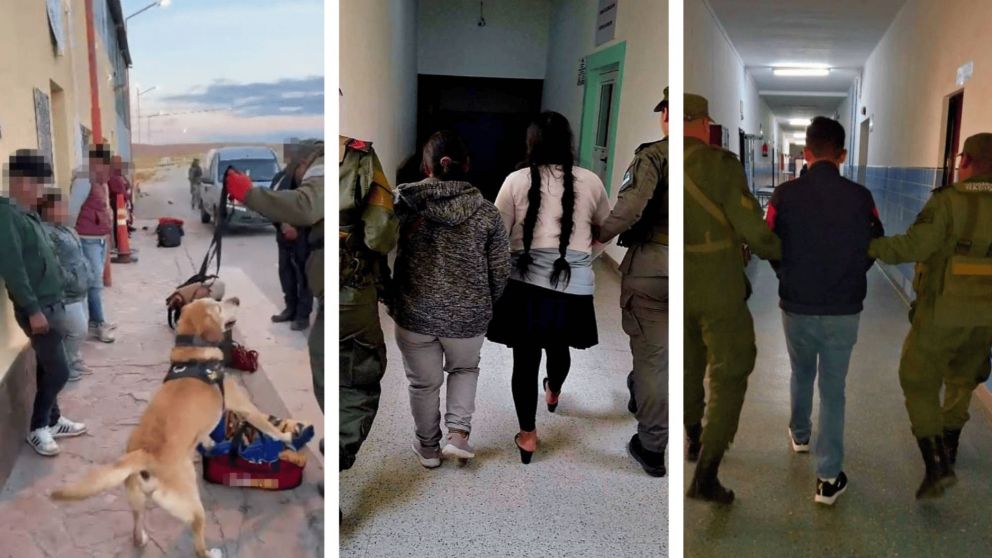 Caen 12 "mulas" con 122 píldoras de cocaína