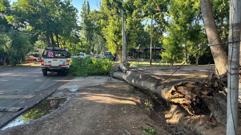 Así amaneció Mendoza.